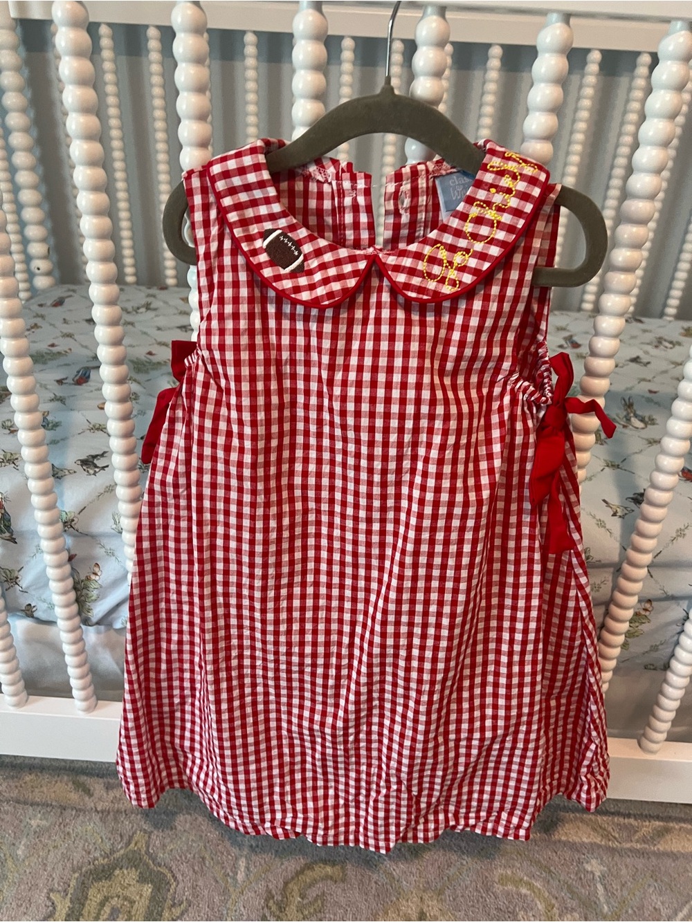 Go Chiefs embroidery dress